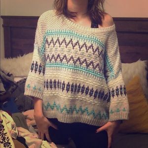 Victoria Secret Chunky knit slouchy sweater